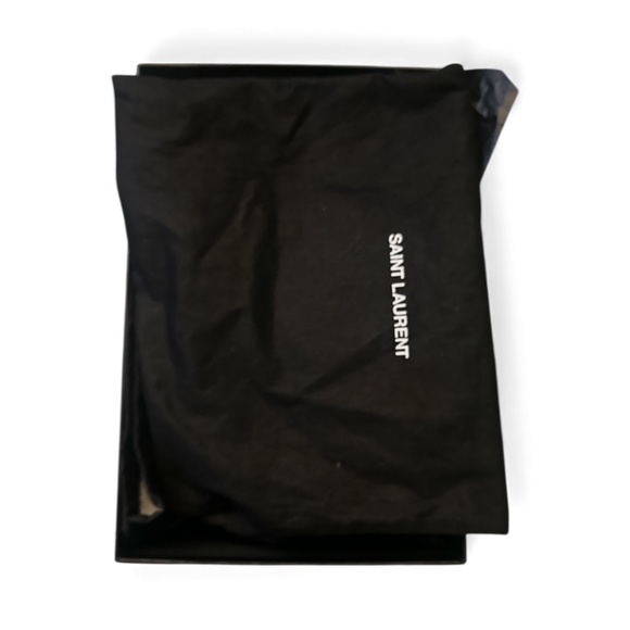 Saint Laurent Patent Leather Penny Loafers — Black — Size 36 - Picture 1 of 9